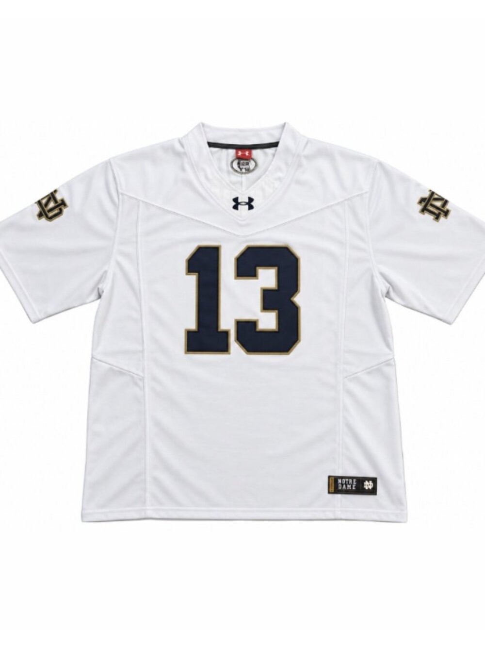 CJ Carr #13 Notre Dame Irish 2026 White Away Jersey Men's Sizes NWT Stitched